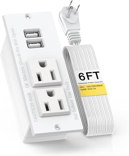 Vista 11 de Kungfuking Pasacables de Alimentación de Escritorio Regleta de Alimentación Empotrada para Conferencias en Toma de Corriente de Escritorio 2