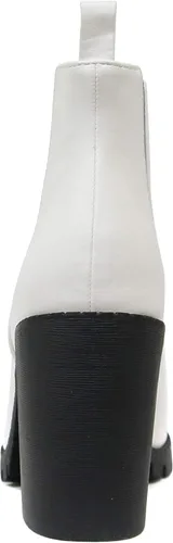 Vista 2 de Soda Glove - Botines con suela con ranuras, elástico lateral y tacón grueso