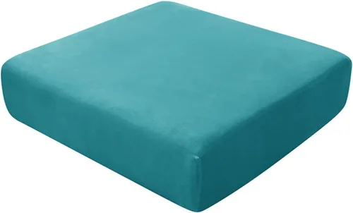 Vista 17 de Fundas de cojín de terciopelo, funda de cojín elástica para sofá, fundas de cojín individuales para silla, sofá biplaza, protector de muebles, Beige