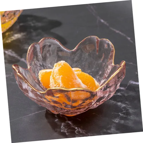 Vista 7 de Cabilock Plato de cristal de flor de cerezo plato de postre plato de ensalada de vidrio bandeja de almacenamiento de vajilla de cristal bandeja