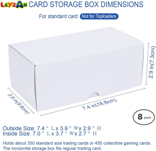 Vista 27 de Caja de almacenamiento de tarjetas intercambiables, paquete de 12, 600