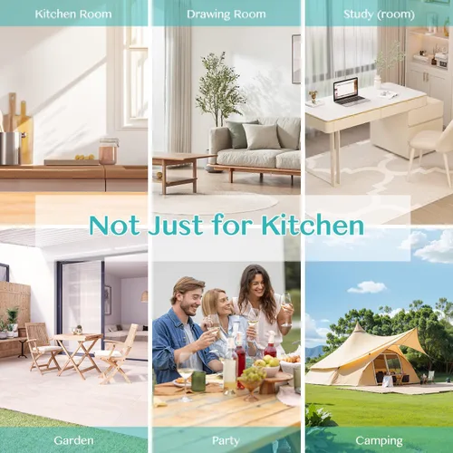 Vista 7 de 2 Piezas Cajas Bento de Acero Inoxidable 304, 30 oz 2 Compartimentos Contenedores Portátiles de Almacenamiento de Alimentos Cajas de Aperitivos