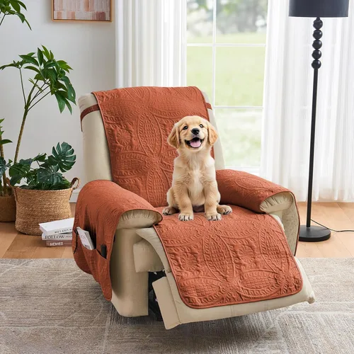 Vista 32 de Fundas acolchadas para silla reclinable, fundas reclinables repelentes al agua, funda reclinable Lazy Boy de ajuste cómodo, funda reclinable apta