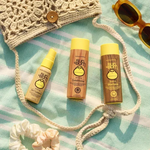 Vista 7 de Sun Bum Beach Formula 3 en 1 acondicionador de cabello sin enjuague, 1.5 onzas