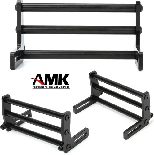 Vista 8 de Parachoques delantero RC, parachoques delantero de aleación de aluminio, parachoques delantero de metal para automóvil RC 1/10 RC chasis Gspeed LCG