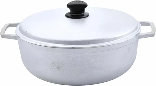 Vista 15 de IMUSA Caldero - Olla con tapa de aluminio de 2 cuartos de galón, aluminio fundido, perfecta para servir grupos pequeños, asas remachadas, fabricada