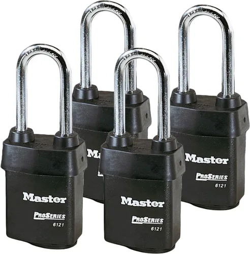 Vista 7 de Master Lock - Un (1) candado de alta seguridad serie Pro 6121NKALJ con tecnología BumpStop