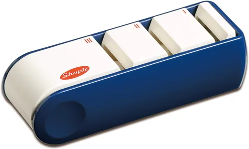 Fuji Cutlery FC-462 - Afilador triple con diamante, azul marino, fabricado en Japón, afilador simple, tipo seco, piedra de afilar de diamante azul