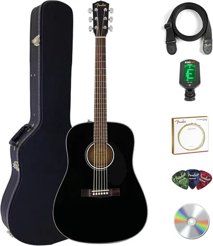 Vista 13 de Conjuntos de guitarras acústicas Fender CD-60.