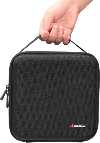 Vista 6 de RLSOCO Estuche rígido de transporte compatible con XGIMI Elfin Mini proyector portátil (solo funda), Negro -, Moderno