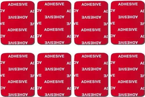 8 almohadillas adhesivas adhesivas, para GoPro soporte de base plana curvada para casco, kits de repuesto de cintas adhesivas de doble cara para