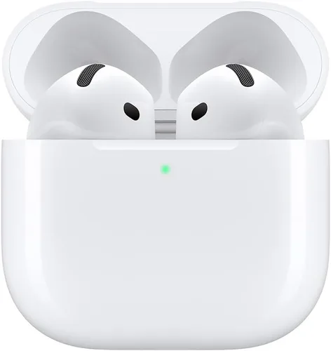 Vista 2 de Apple Auriculares inalámbricos AirPods 4, auriculares Bluetooth, con cancelación activa de ruido (renovado)