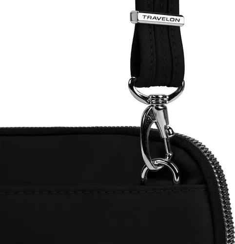 Vista 9 de Travelon Women's Anti-theft Tailored Convertible Crossbody Clutch Ónice