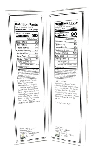 Vista 2 de Generic Rustic Bakery Gourmet - Paquete variado de pan de masa madre orgánico Cebolla dulce y crema Fraiche Kit de especias y Kokobunch