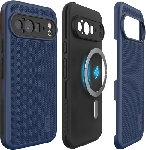 Vista 49 de TUDIA Funda protectora para Google Pixel 10a (2026) – [compatible con Magsafe] [MergeGrip] de doble capa delgada [grado militar] a prueba de golpes