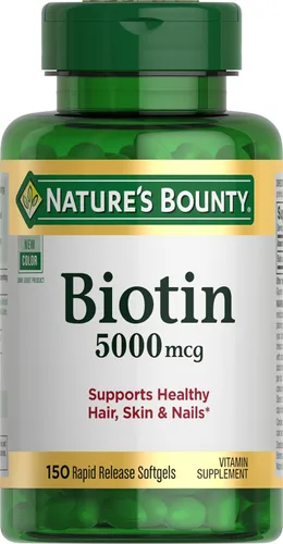 Vista 4 de Cápsulas blandas Natures Bounty Biotin, 0,00018 oz, 3