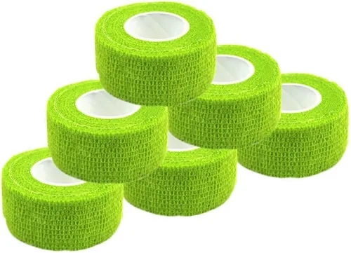 Vista 13 de Cinta adhesiva autoadherente, vendajes médicos cohesivos, flexibles, elásticos, atléticos, fuertes, cinta elástica de primeros auxilios