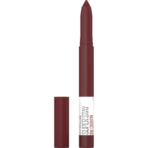 Vista 30 de Maquillaje de lápiz labial Maybelline Super Stay Ink Crayon, lápiz labial mate con punta de precisión con sacapuntas integrado, larga duración