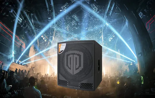 Vista 5 de PRORECK PR18 Gabinete de subwoofer PA DJ alimentado por 2000W P.M.P.O activo (UN subwoofer)