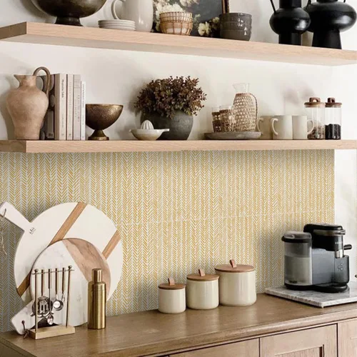 Vista 37 de Alwayspon Adhesivos de transferencia de azulejos de vinilo esmerilado para despegar y pegar, calcomanías autoadhesivas para azulejos de pared