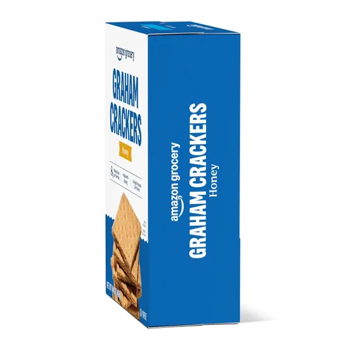 Vista 5 de Yaxa Grocery, Galletas Graham de Miel, 14.4 onzas (anteriormente Happy Belly, el empaque puede variar)