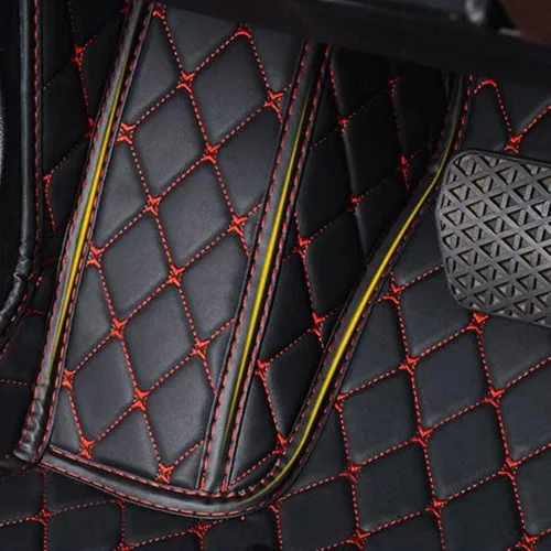 Vista 6 de Alfombrillas de automóvil personalizadas para Audi A1, A2, A3, A4, A5, A6, A7, A8, R8, TT, Q2, Q3, Q5, Q7, Q8, e-tron (beige)