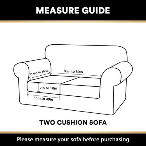 Vista 8 de PrinceDeco Funda de cojín de terciopelo suave y elástica para silla, sofá biplaza o sofá, protector de muebles, cojín de asiento