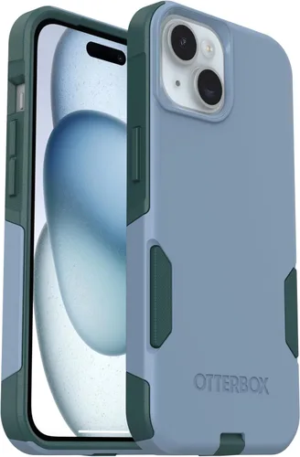 Vista 15 de OtterBox Funda para iPhone 16e, 15, 14 y 13 Commuter Series, color negro, delgada y resistente, apta para bolsillo, con protección de puerto