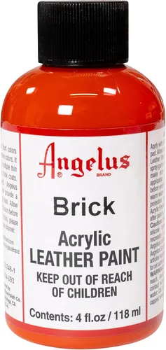 Vista 134 de Angelus Pintura acrílica para cuero, 1 onza líquida (paquete de 1), color rojo otoño
