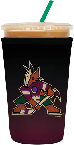 Vista 90 de Sok It Java Sok NHL - Funda de neopreno aislada para taza de café helado y soda fría (Patos Anaheim, S: 16-20 onzas)