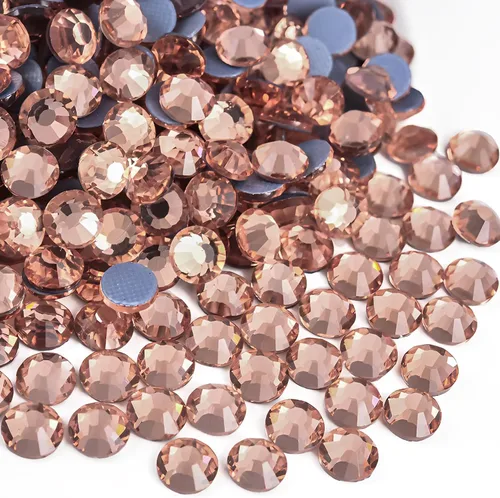 Vista 10 de 2880 diamantes de imitación termoadhesivos de imitación de cristal con parte trasera plana para manualidades, manualidades, ropa, zapatos