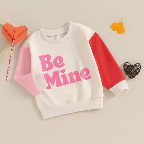 Vista 78 de Sudadera con cuello redondo para el día de San Valentín para bebé, niña, niño, para el día de San Valentín