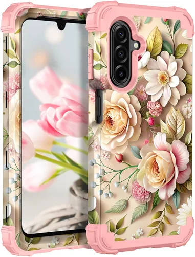 Vista 69 de TEECOVER Funda para Samsung Galaxy A14, resistente a prueba de golpes de servicio pesado, protección completa, parachoques de plástico duro + funda