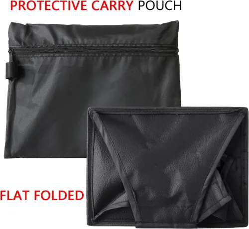 Vista 5 de waka Caja de luz difusora de flash, [2 unidades] Speedlight Softbox plegable con bolsa de almacenamiento, caja de luz octagonal de 8 pulgadas + 8 x