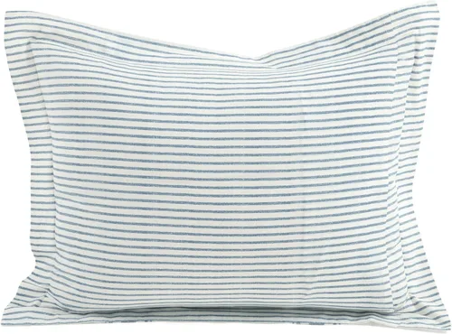 Vista 8 de Lush Decor Funda de Edredón Reversible de Algodón a Rayas Estilo Granja Twin XL Juego de 2 Piezas Azul - Juego de Ropa de Cama Twin XL - Funda