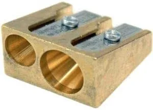 Mobius + Ruppert (M+R), sacapuntas de latón (4 formas a elección) Fabricado en Alemania, ¡el sacapunta más fino del mundo!