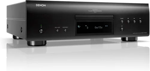 Vista 4 de Denon DCD-1700NE Reproductor SACD, Reproductores de CD para el hogar, convertidor D/A de 192 kHz/32 bits de ultra precisión, diseño resistente a