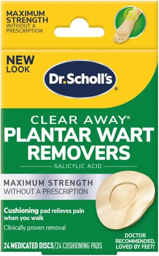 Vista 2 de Dr. Scholl's Clear Away Wart Remover Plantar 24 ea (Pack of 2)