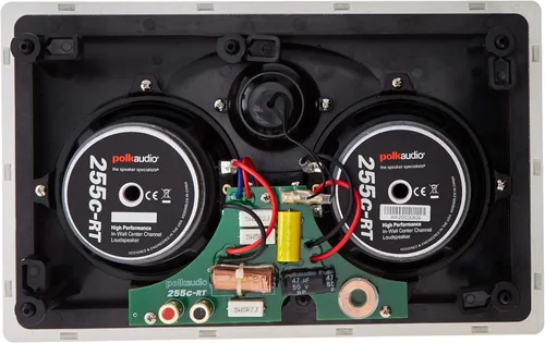 Vista 2 de Polk Audio 255c-RT altavoces de pared (2) controladores de 5.25 pulgadas - la serie Vanishing Se ajusta fácilmente a la pared Puerto