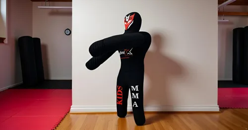 Vista 5 de Maniquí de Jiu Jitsu Brasileño para Niños Jóvenes MMA Boxeo Jiu Jitsu Brasileño - 43.3 in Sin Relleno