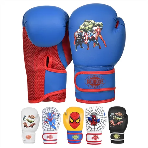 Guantes de boxeo para niños de 6 onzas | Guantes juveniles para kickboxing, Muay Thai, MMA | Guantes para bolsa de boxeo para niños para saco de