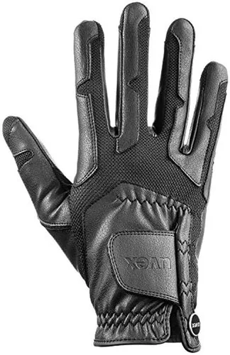 Vista 12 de Uvex Guantes de equitación elásticos y transpirables (occidental/inglés) para mujeres y hombres, ventraxion