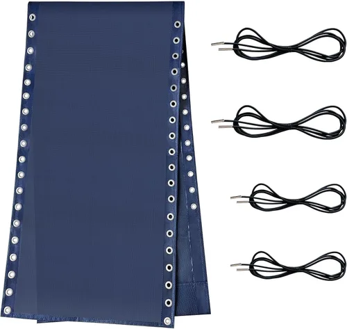 Vista 13 de Tela de repuesto para silla de gravedad cero con kit de cordón elástico, paño de reparación de 53 cm de ancho con cordón de repuesto para sillas