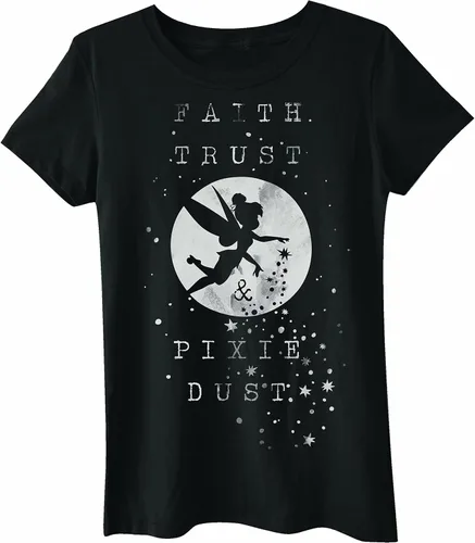 Vista 2 de Disney Peter Pan Faith Trust Pixie Dust Tinkerlbell - Camiseta para mujer