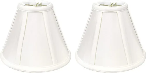 Vista 169 de Royal Designs, Inc. BS-707FC-6AGL Deep Empire Basic - Pantalla para lámpara con clip de llama, 3.5 x 6 x 5.75 pulgadas, color dorado antiguo