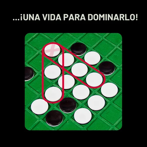 Vista 4 de Ravensburger Othello Classic Family y juego para 2 jugadores para edades de 8 años en adelante