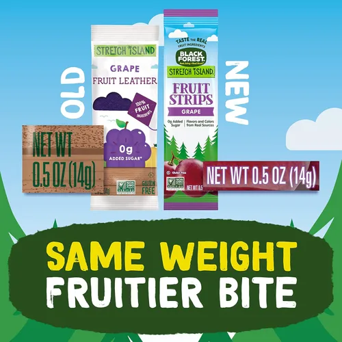 Vista 7 de Black Forest Stretch Island - Tiras de frutas, sabor a uva, tiras de 0.5 onzas (paquete de 30)