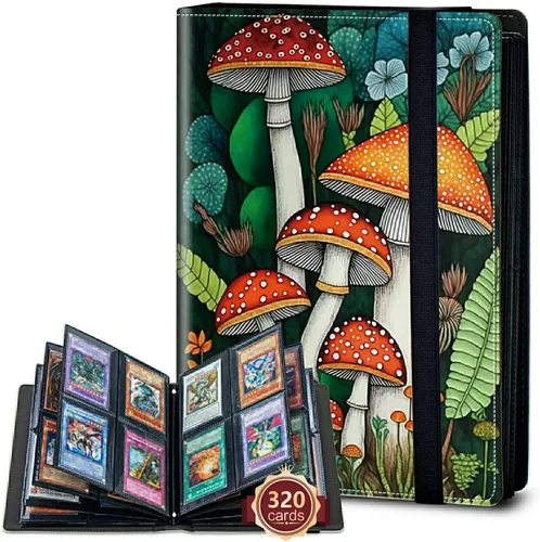 Vista 51 de Rossy Carpeta para tarjetas de 4 bolsillos, soporte para álbum de coleccionista de tarjetas de intercambio de 240 tarjetas, de doble cara, soporte