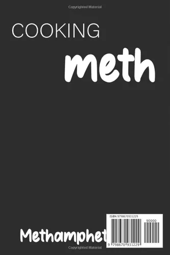 Vista 2 de Cooking Meth. Gag gift for adults. Lined Journal Funny prank Book for adults