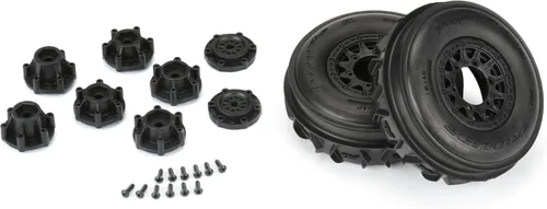 Vista 4 de Pro-Line Racing Dumont Paddle/Rib SC 2.2/3.0 MTD Raid Blk F PRO1021210 RC Neumático